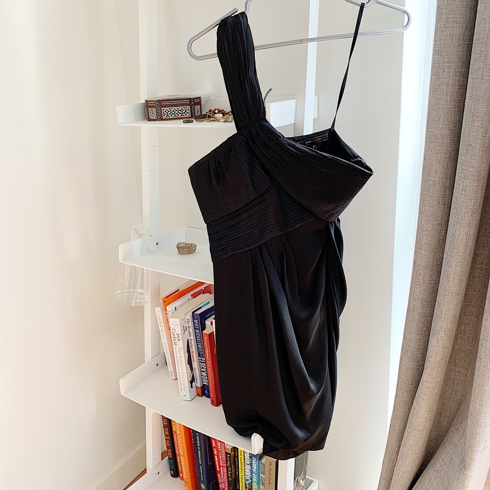 BCBG Max Azria black mini party dress 6